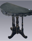 Antique Demi Lune Table-3. Asian & Chinese Furniture, Art, Antiques, Vintage Home Décor for sale at FEA Home