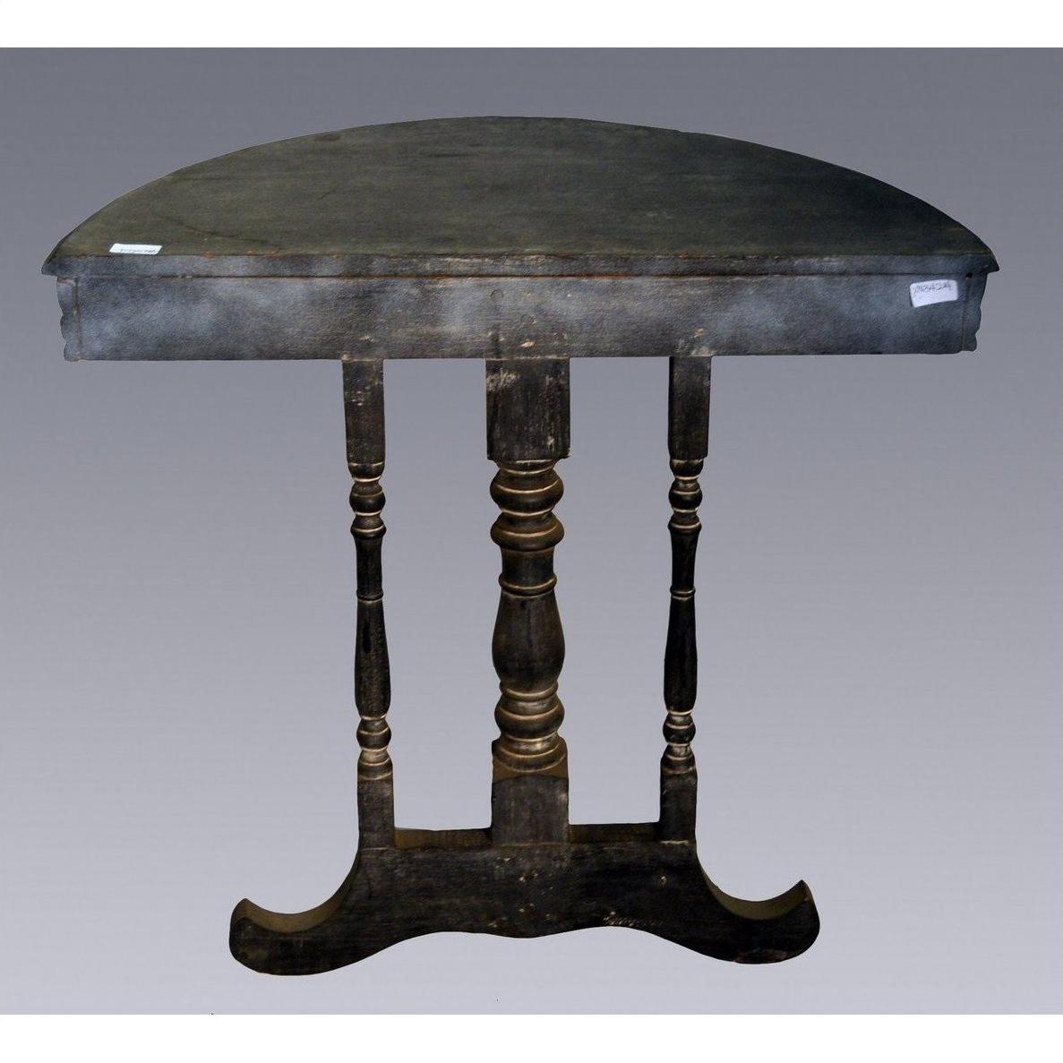 Antique Demi Lune Table-6. Asian &amp; Chinese Furniture, Art, Antiques, Vintage Home Décor for sale at FEA Home