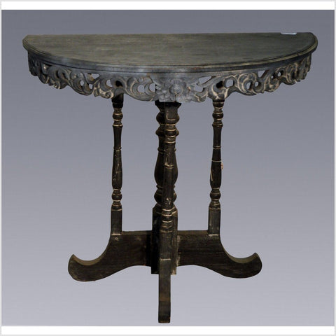Antique Demi Lune Table-YN3424-1. Asian & Chinese Furniture, Art, Antiques, Vintage Home Décor for sale at FEA Home
