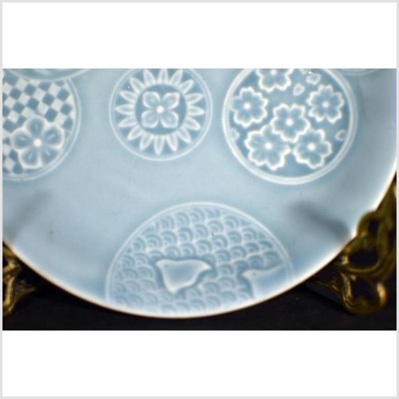 Antique Embossed Chinese Porcelain Plate-2. Asian & Chinese Furniture, Art, Antiques, Vintage Home Décor for sale at FEA Home