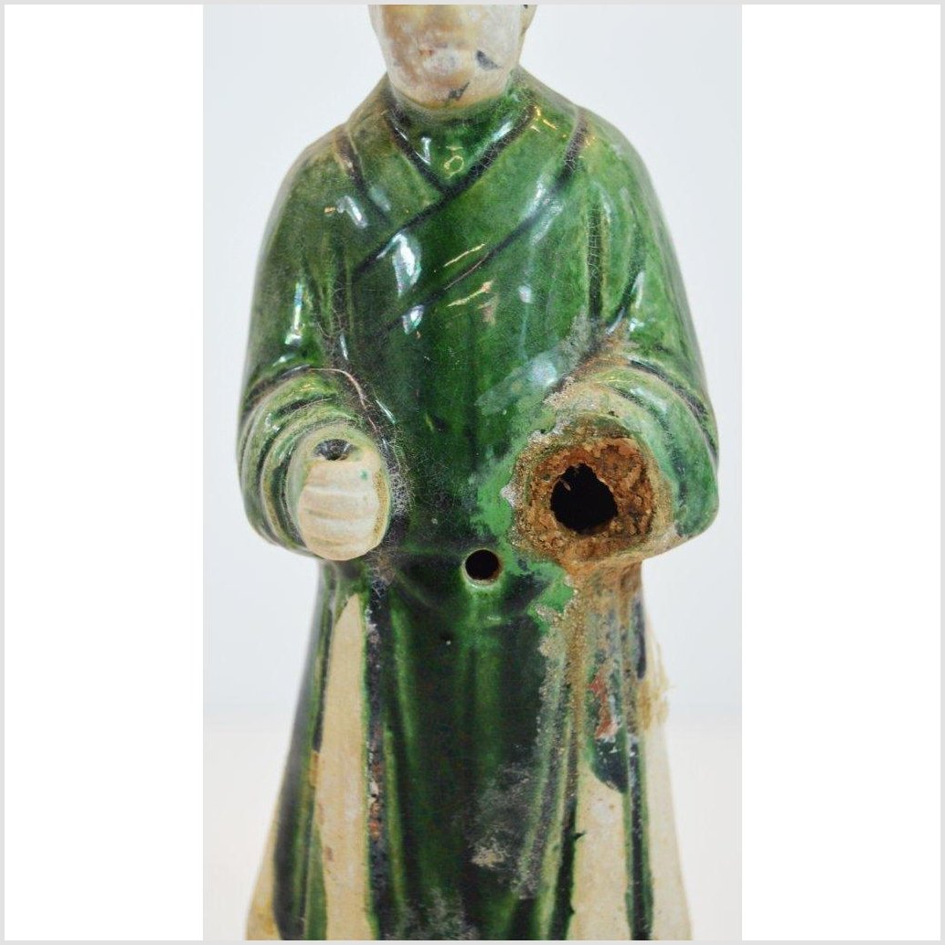 Antique Glazed Terracotta of a Male Figure-3. Asian &amp; Chinese Furniture, Art, Antiques, Vintage Home Décor for sale at FEA Home