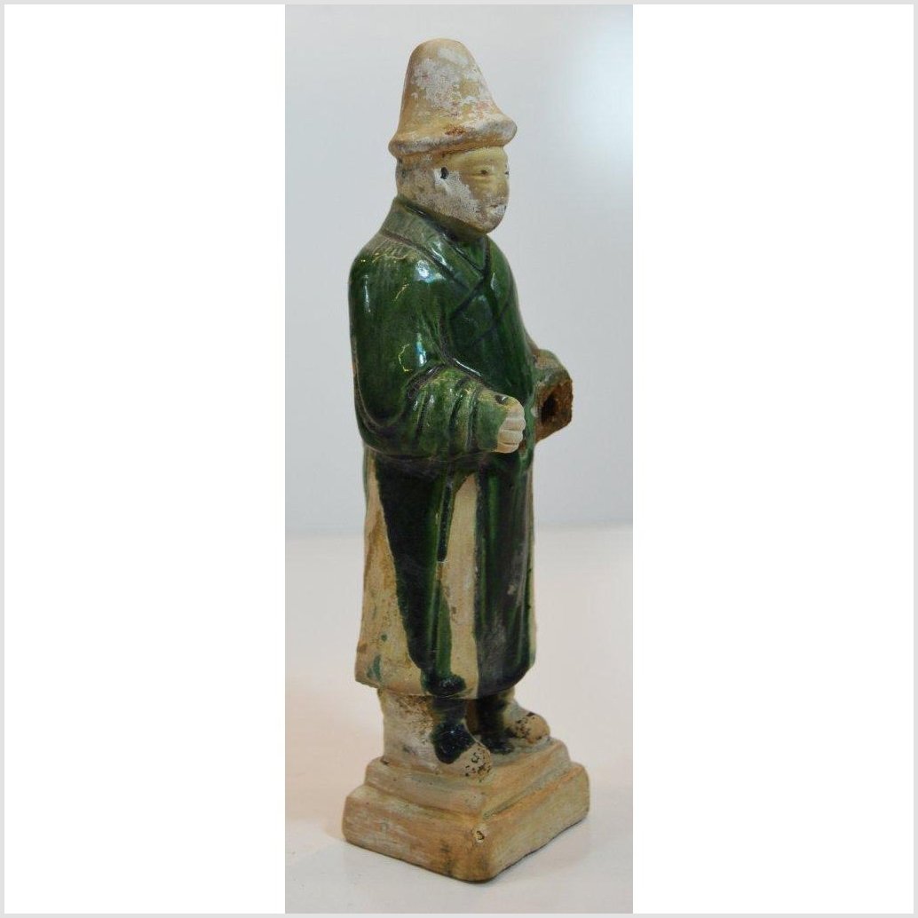 Antique Glazed Terracotta of a Male Figure-5. Asian &amp; Chinese Furniture, Art, Antiques, Vintage Home Décor for sale at FEA Home
