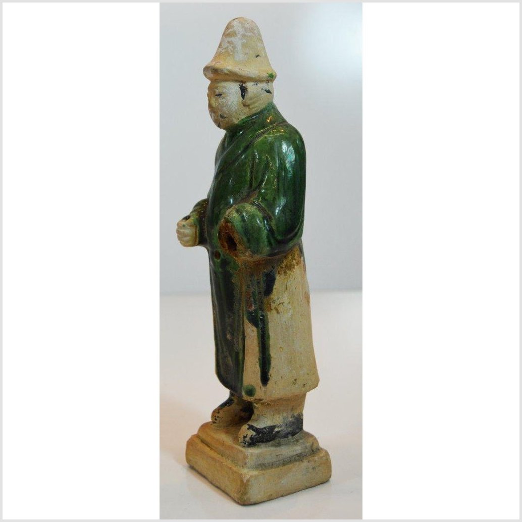Antique Glazed Terracotta of a Male Figure-6. Asian &amp; Chinese Furniture, Art, Antiques, Vintage Home Décor for sale at FEA Home