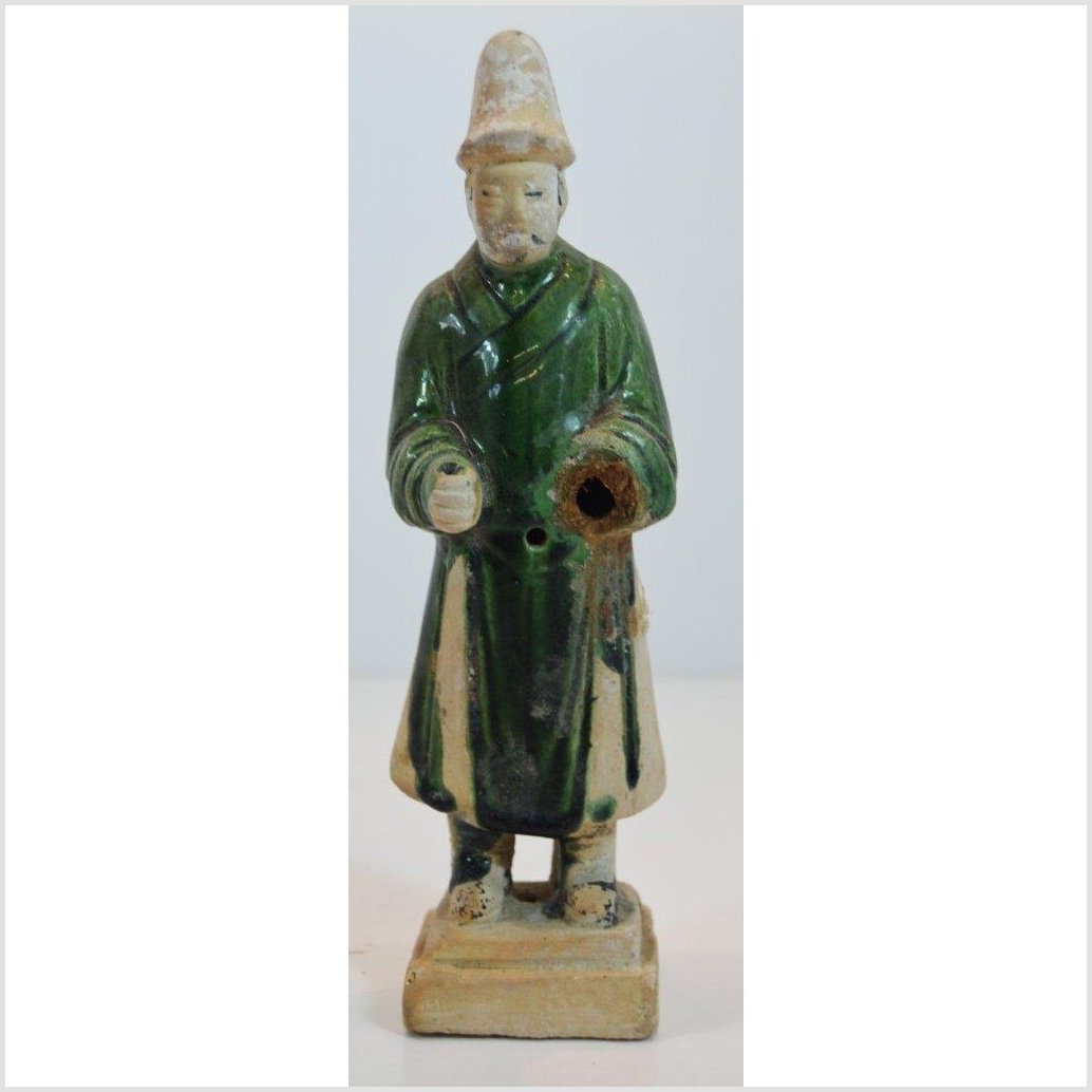 Antique Glazed Terracotta of a Male Figure- Asian Antiques, Vintage Home Decor & Chinese Furniture - FEA Home