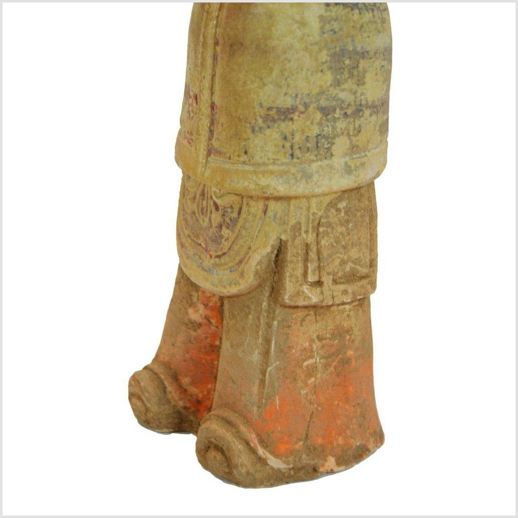 ANTIQUE GLAZED TERRACOTTA WARRIOR-11. Asian &amp; Chinese Furniture, Art, Antiques, Vintage Home Décor for sale at FEA Home