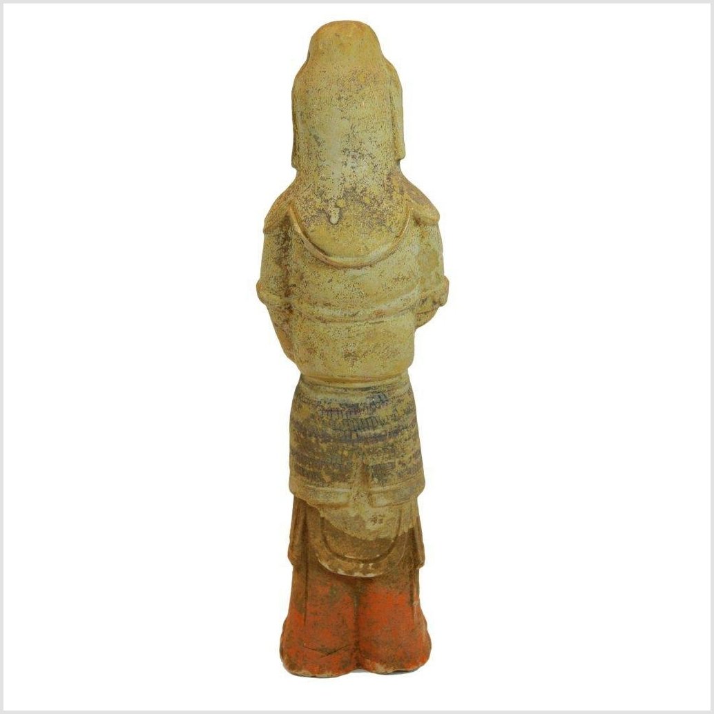 ANTIQUE GLAZED TERRACOTTA WARRIOR-12. Asian &amp; Chinese Furniture, Art, Antiques, Vintage Home Décor for sale at FEA Home