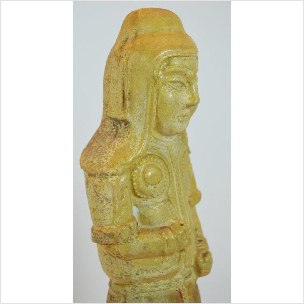 ANTIQUE GLAZED TERRACOTTA WARRIOR-6. Asian &amp; Chinese Furniture, Art, Antiques, Vintage Home Décor for sale at FEA Home