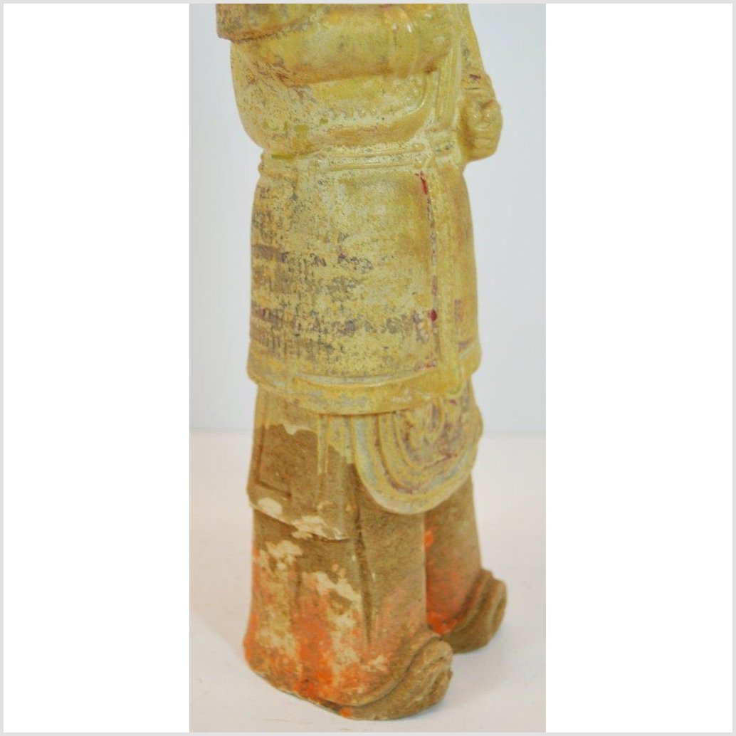 ANTIQUE GLAZED TERRACOTTA WARRIOR-7. Asian &amp; Chinese Furniture, Art, Antiques, Vintage Home Décor for sale at FEA Home