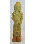 ANTIQUE GLAZED TERRACOTTA WARRIOR-1. Asian & Chinese Furniture, Art, Antiques, Vintage Home Décor for sale at FEA Home