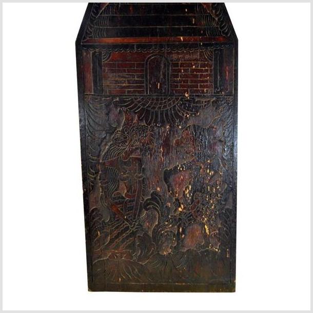 Antique Hand Carved Burmese Puppet Show Sign-1. Asian & Chinese Furniture, Art, Antiques, Vintage Home Décor for sale at FEA Home