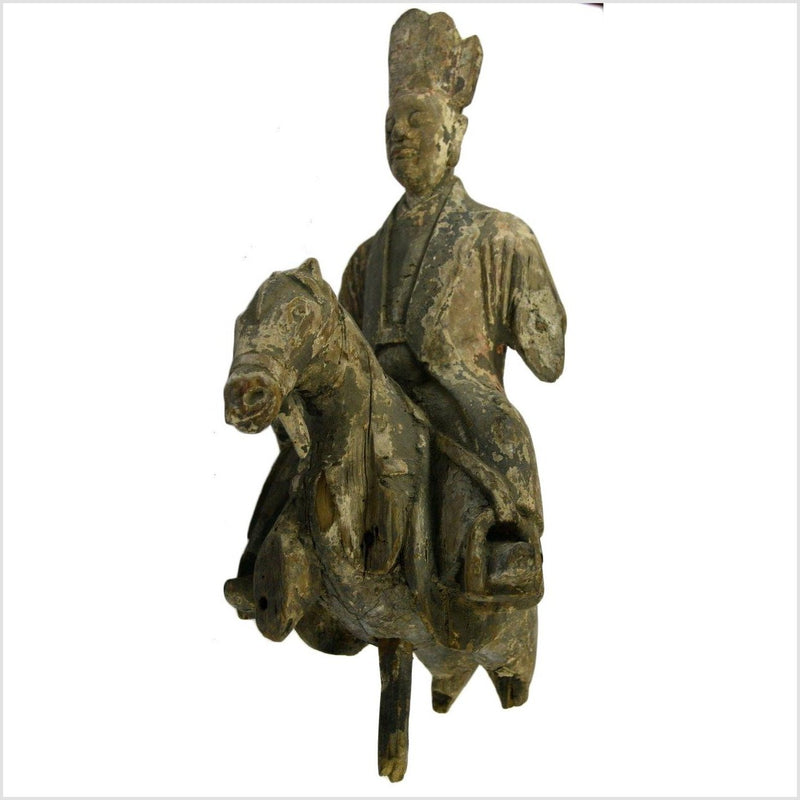 Antique Hand Carved Chinese Merchant 