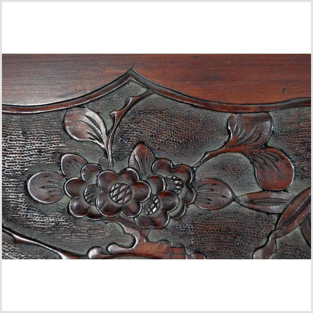 Antique Hand-Carved Lacquered Rosewood Wall Plaque-4. Asian &amp; Chinese Furniture, Art, Antiques, Vintage Home Décor for sale at FEA Home
