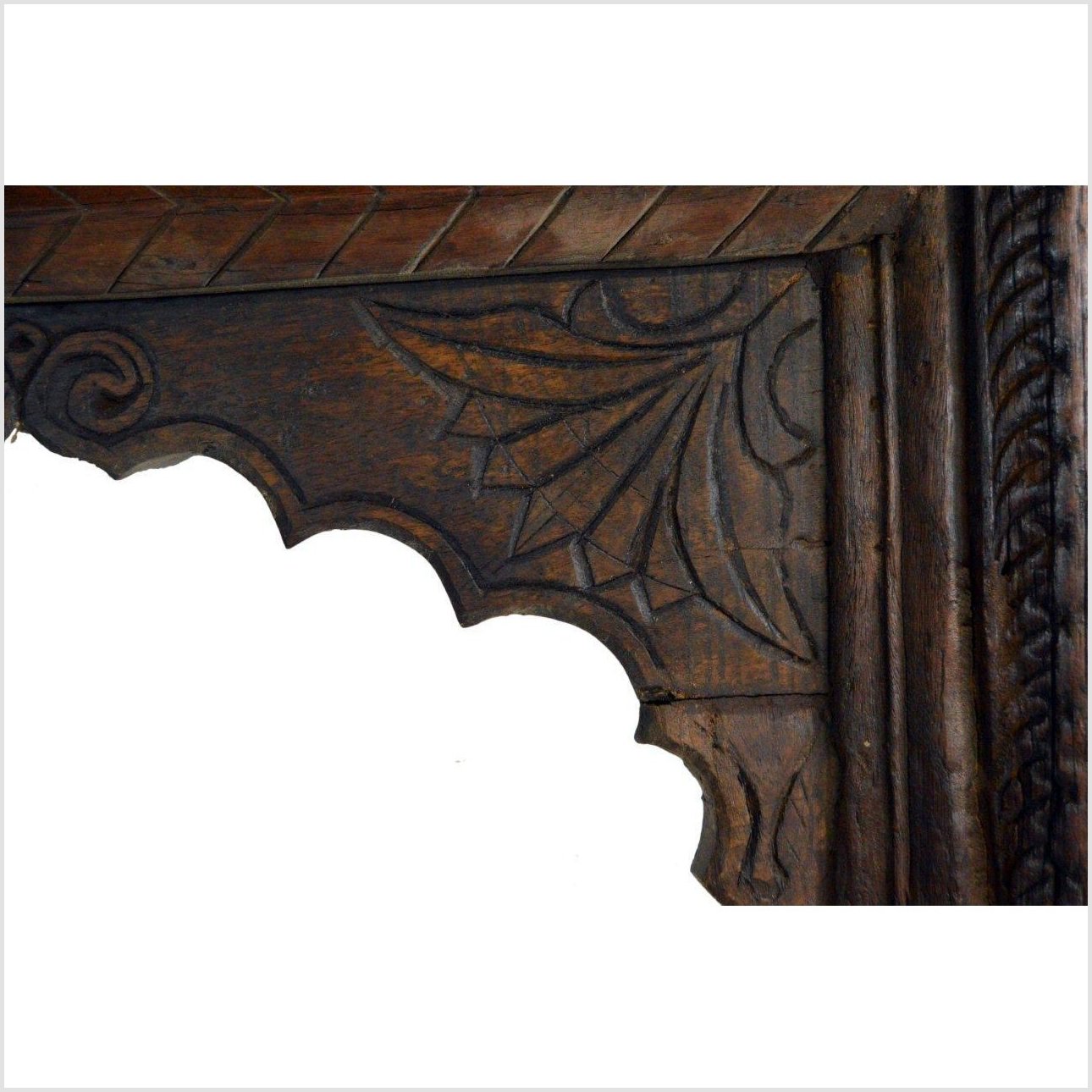 Antique Hand Carved Mirror Frame-5. Asian &amp; Chinese Furniture, Art, Antiques, Vintage Home Décor for sale at FEA Home