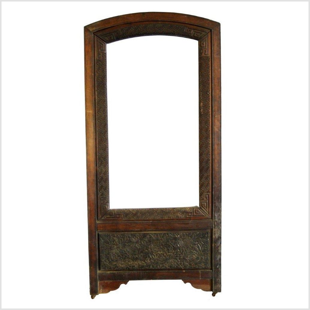Antique Hand Carved Mirror Frame-1. Asian & Chinese Furniture, Art, Antiques, Vintage Home Décor for sale at FEA Home