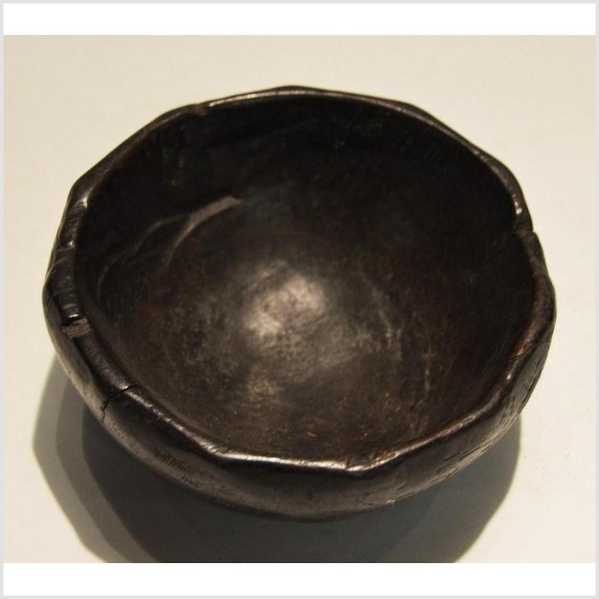 Antique Hand Carved Offering Wooden Bowl-1. Asian & Chinese Furniture, Art, Antiques, Vintage Home Décor for sale at FEA Home