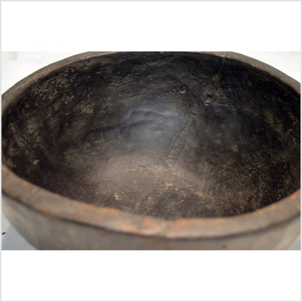 Antique Hand Carved Offering Wooden Bowl-2. Asian & Chinese Furniture, Art, Antiques, Vintage Home Décor for sale at FEA Home