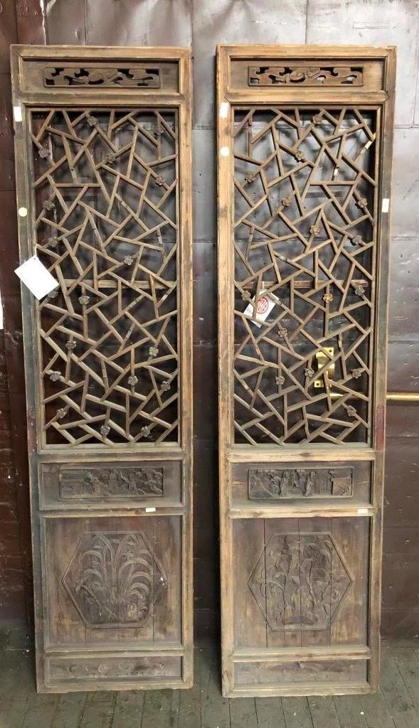 Antique Hand Carved Panels-1. Asian & Chinese Furniture, Art, Antiques, Vintage Home Décor for sale at FEA Home