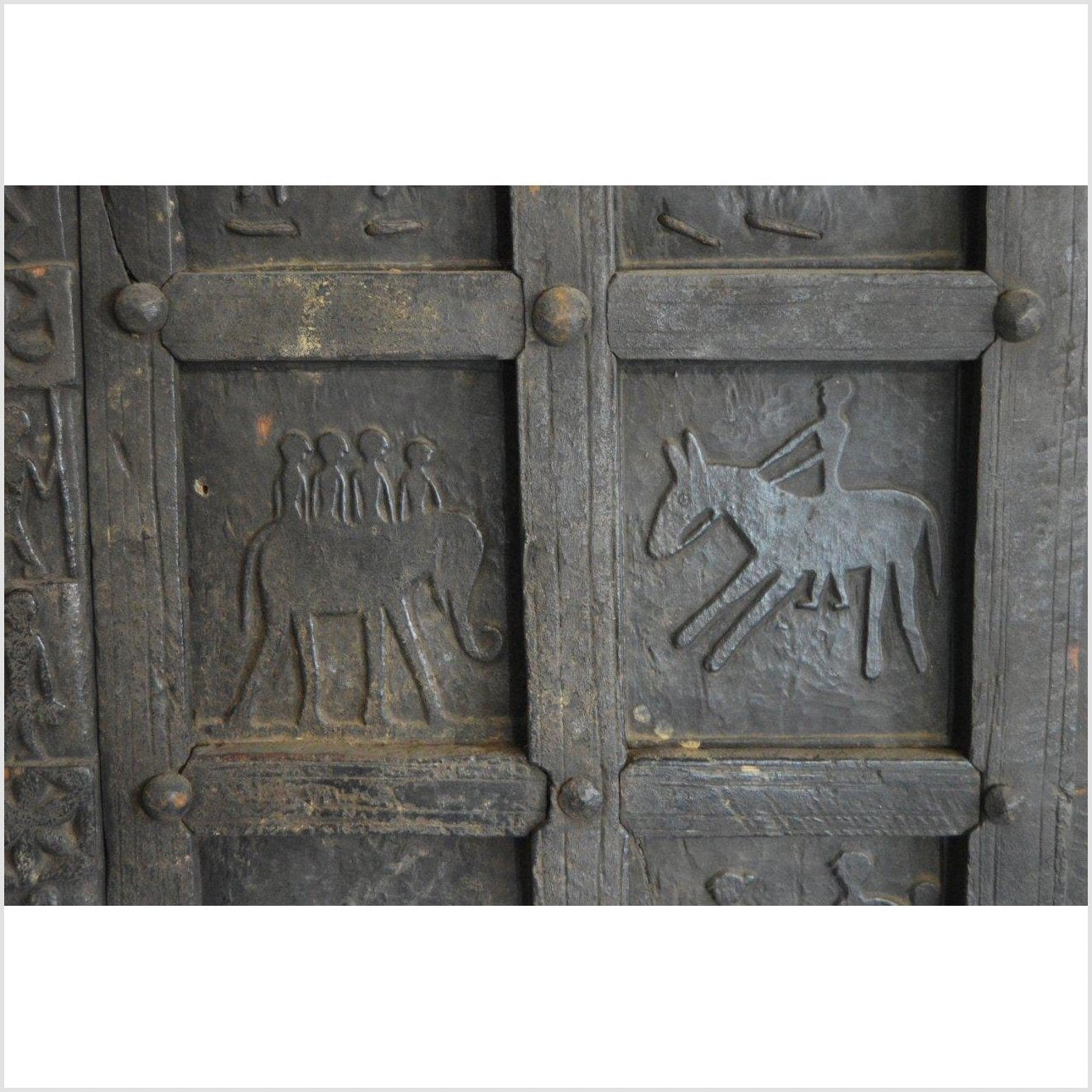 Antique Hand Carved Temple Doors-10. Asian &amp; Chinese Furniture, Art, Antiques, Vintage Home Décor for sale at FEA Home