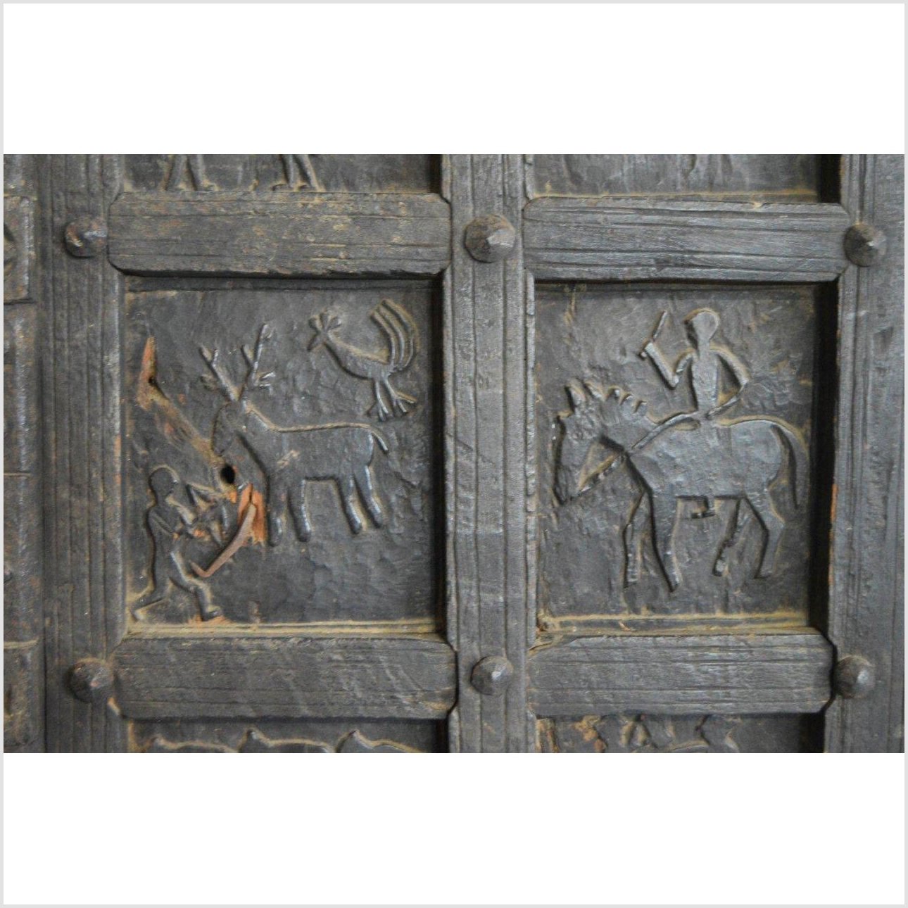 Antique Hand Carved Temple Doors-12. Asian &amp; Chinese Furniture, Art, Antiques, Vintage Home Décor for sale at FEA Home
