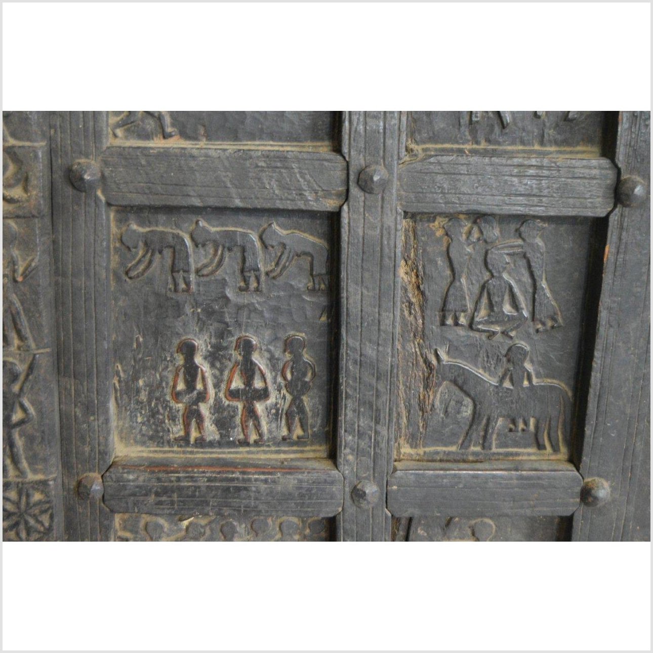 Antique Hand Carved Temple Doors-13. Asian &amp; Chinese Furniture, Art, Antiques, Vintage Home Décor for sale at FEA Home
