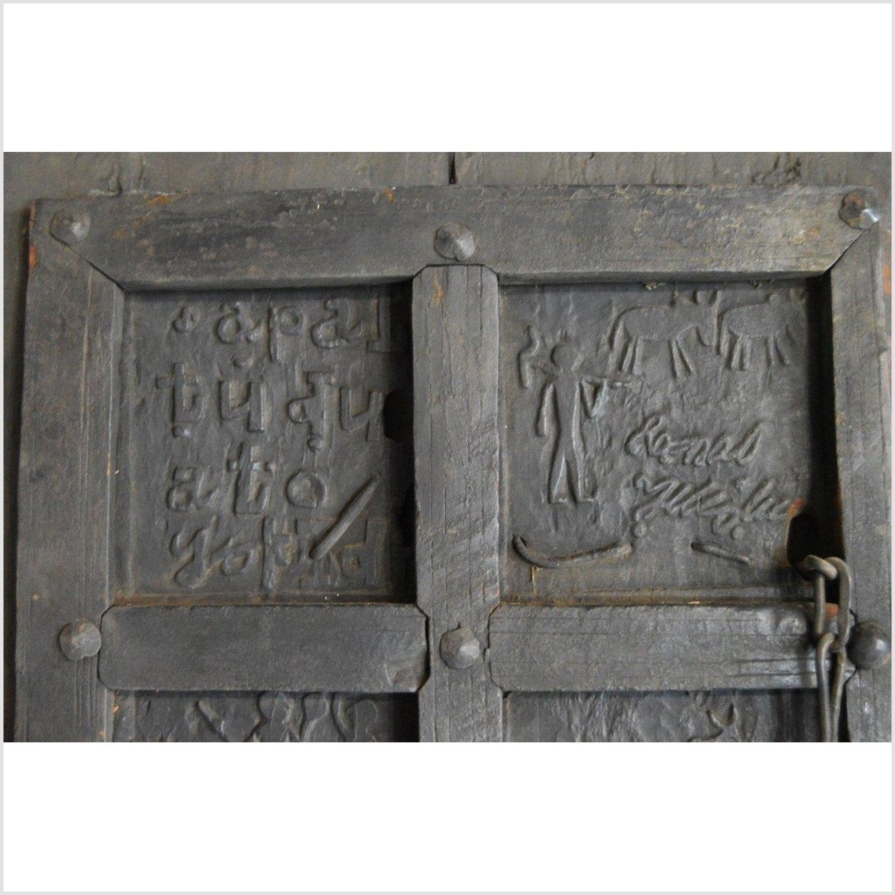Antique Hand Carved Temple Doors-4. Asian &amp; Chinese Furniture, Art, Antiques, Vintage Home Décor for sale at FEA Home
