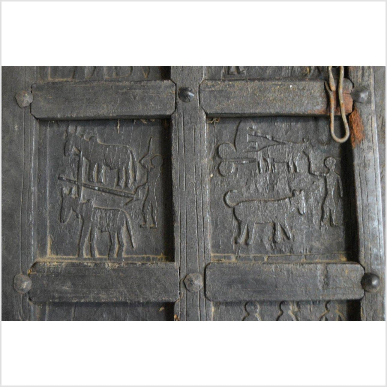Antique Hand Carved Temple Doors 
