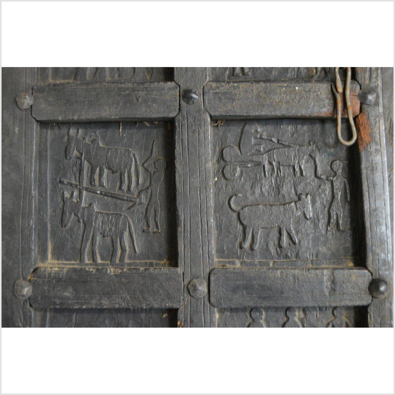 Antique Hand Carved Temple Doors-5. Asian &amp; Chinese Furniture, Art, Antiques, Vintage Home Décor for sale at FEA Home