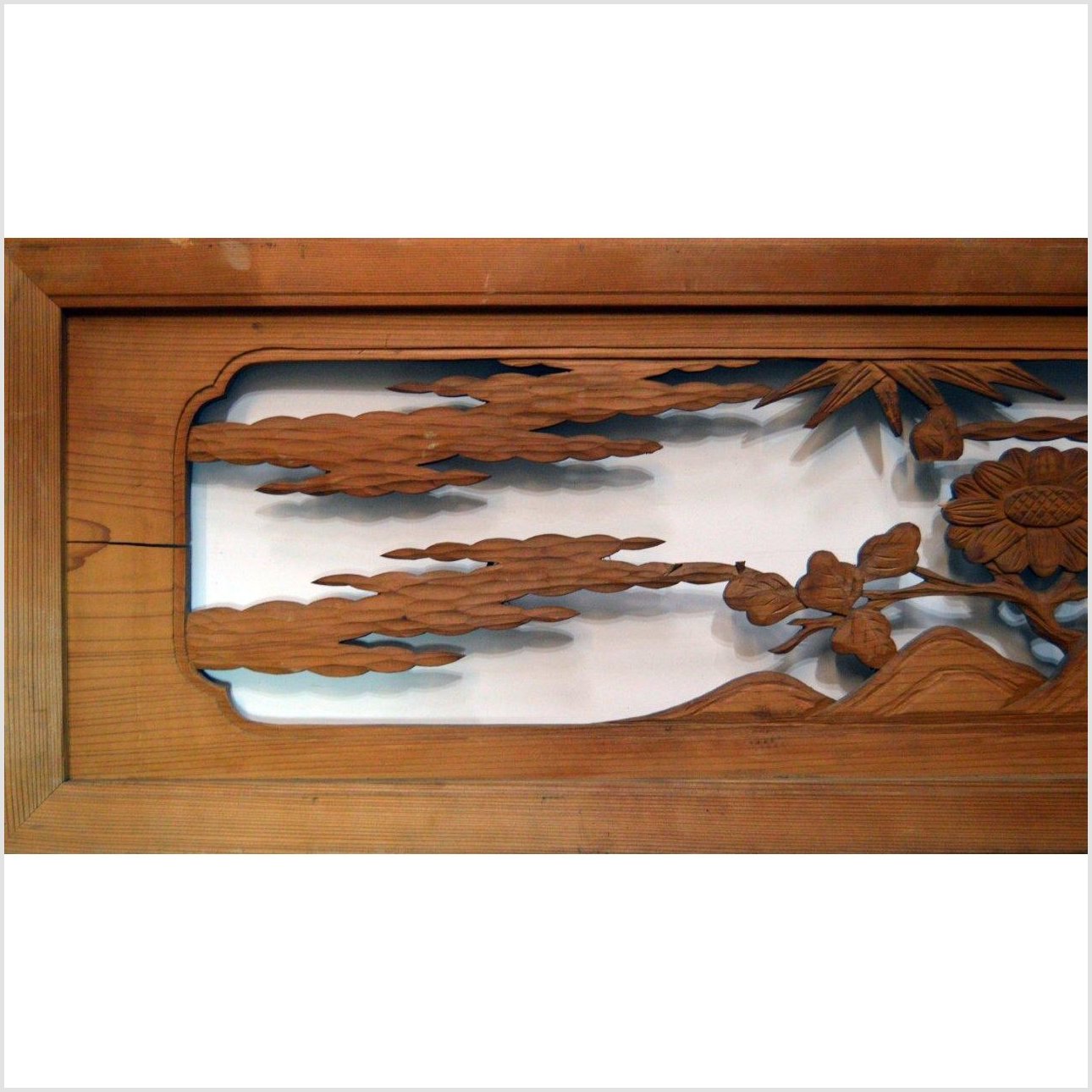 ANTIQUE HAND CARVED WALL DECORATION-2. Asian & Chinese Furniture, Art, Antiques, Vintage Home Décor for sale at FEA Home
