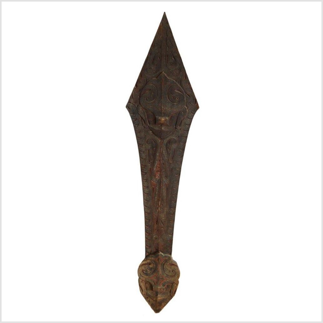 Antique Hand Carved Wall Ornament-1. Asian & Chinese Furniture, Art, Antiques, Vintage Home Décor for sale at FEA Home