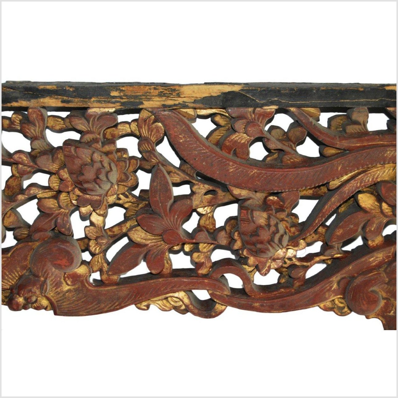 Antique Hand-Carved Wall Ornament-3. Asian &amp; Chinese Furniture, Art, Antiques, Vintage Home Décor for sale at FEA Home