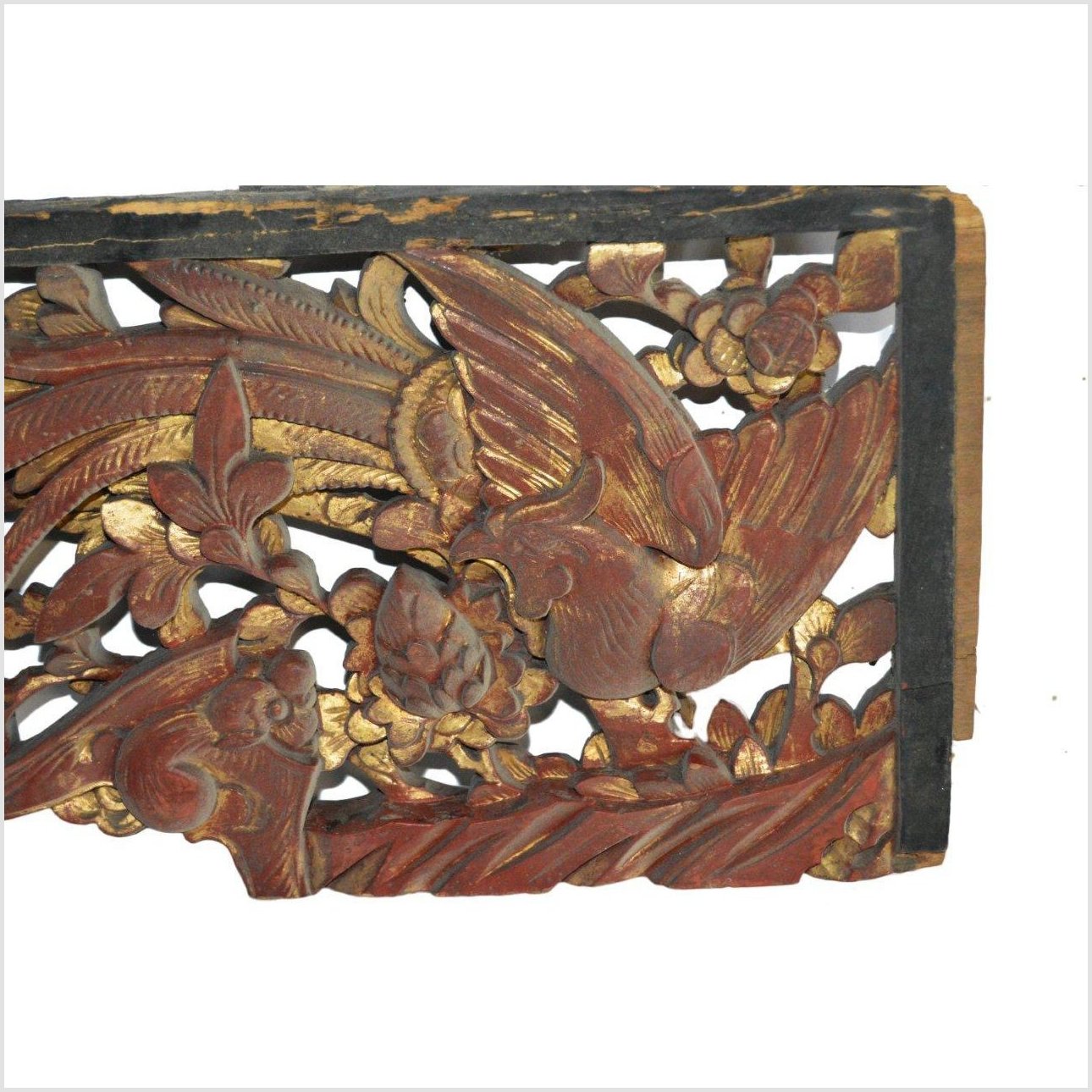 Antique Hand-Carved Wall Ornament-4. Asian &amp; Chinese Furniture, Art, Antiques, Vintage Home Décor for sale at FEA Home