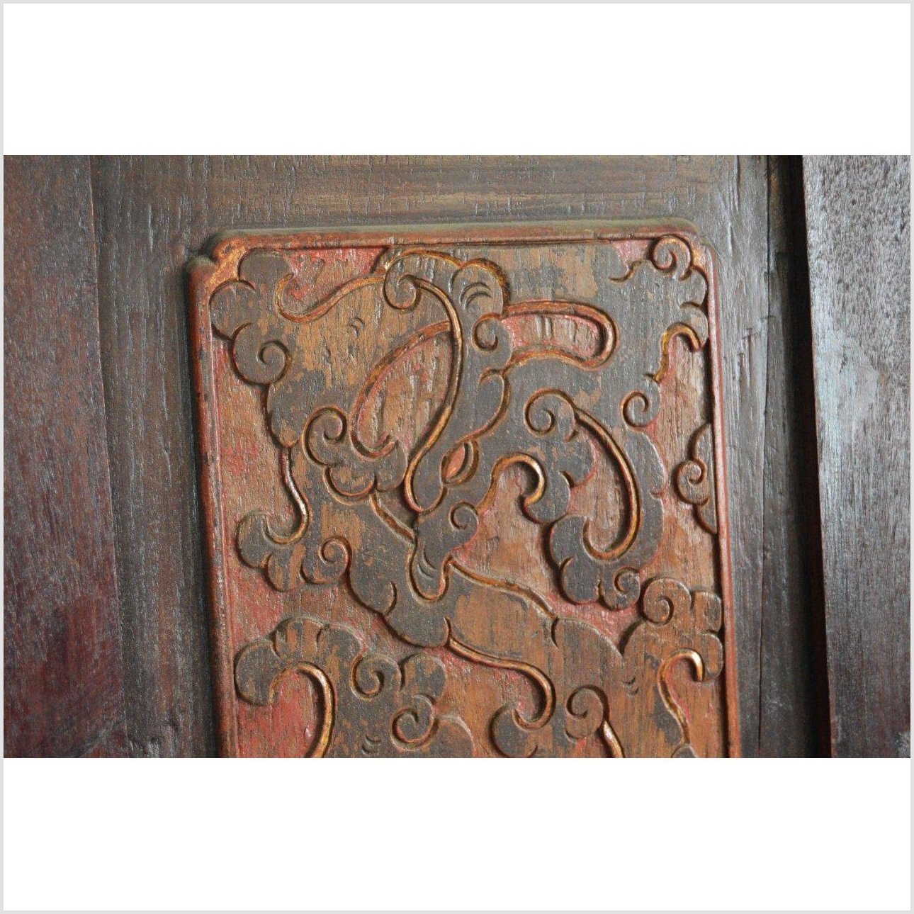  ANTIQUE HAND CARVED WALL ORNAMENT