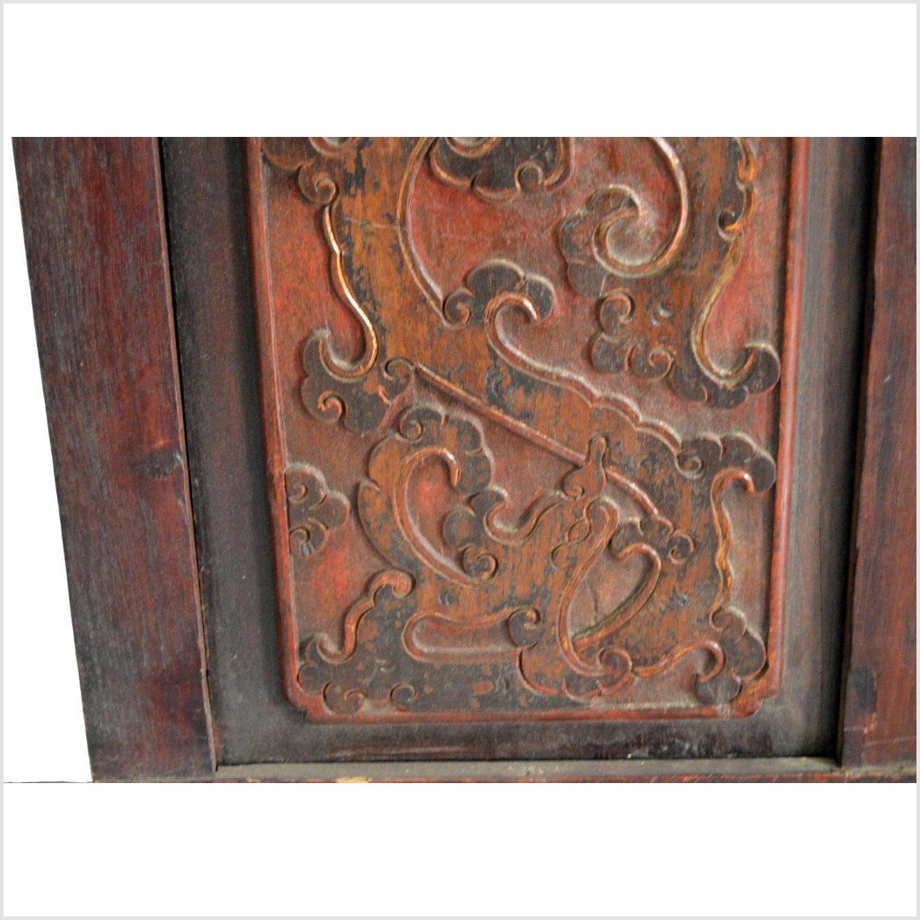 Antique Hand-Carved Wall Ornament-8. Asian &amp; Chinese Furniture, Art, Antiques, Vintage Home Décor for sale at FEA Home