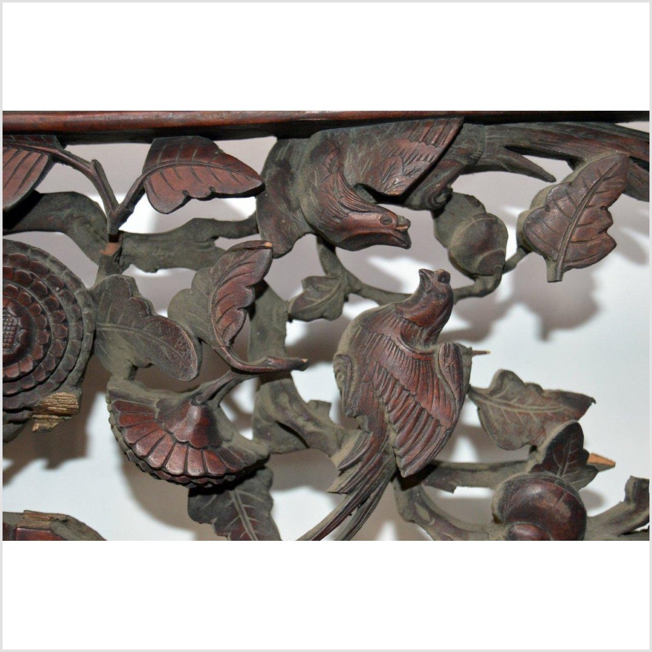 Antique Hand-Carved Wall Ornament-7. Asian &amp; Chinese Furniture, Art, Antiques, Vintage Home Décor for sale at FEA Home