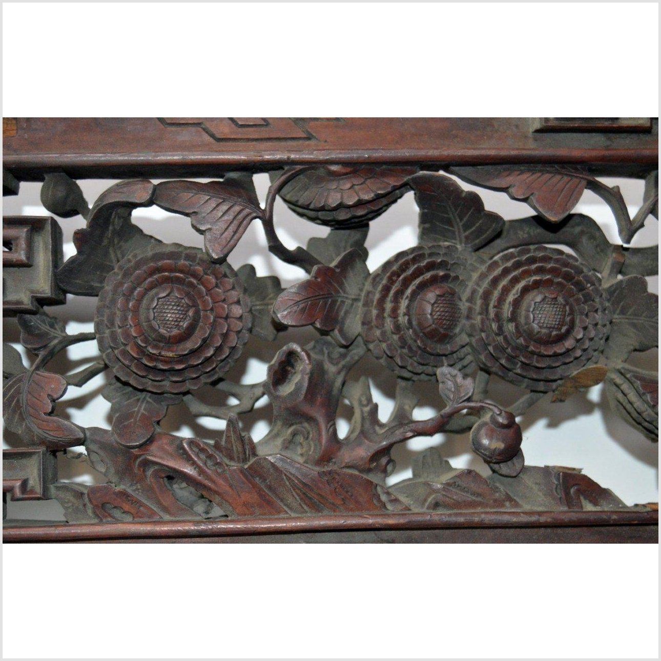Antique Hand-Carved Wall Ornament-8. Asian &amp; Chinese Furniture, Art, Antiques, Vintage Home Décor for sale at FEA Home