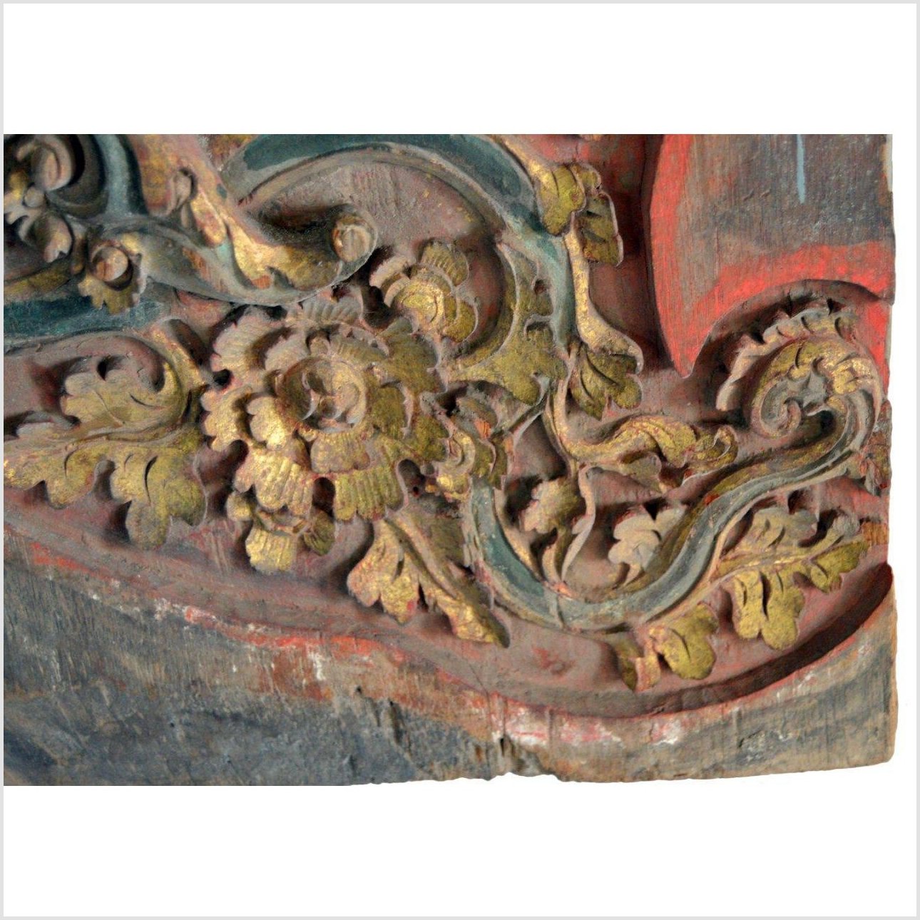 Antique Hand-Carved Wall Ornament-10. Asian &amp; Chinese Furniture, Art, Antiques, Vintage Home Décor for sale at FEA Home
