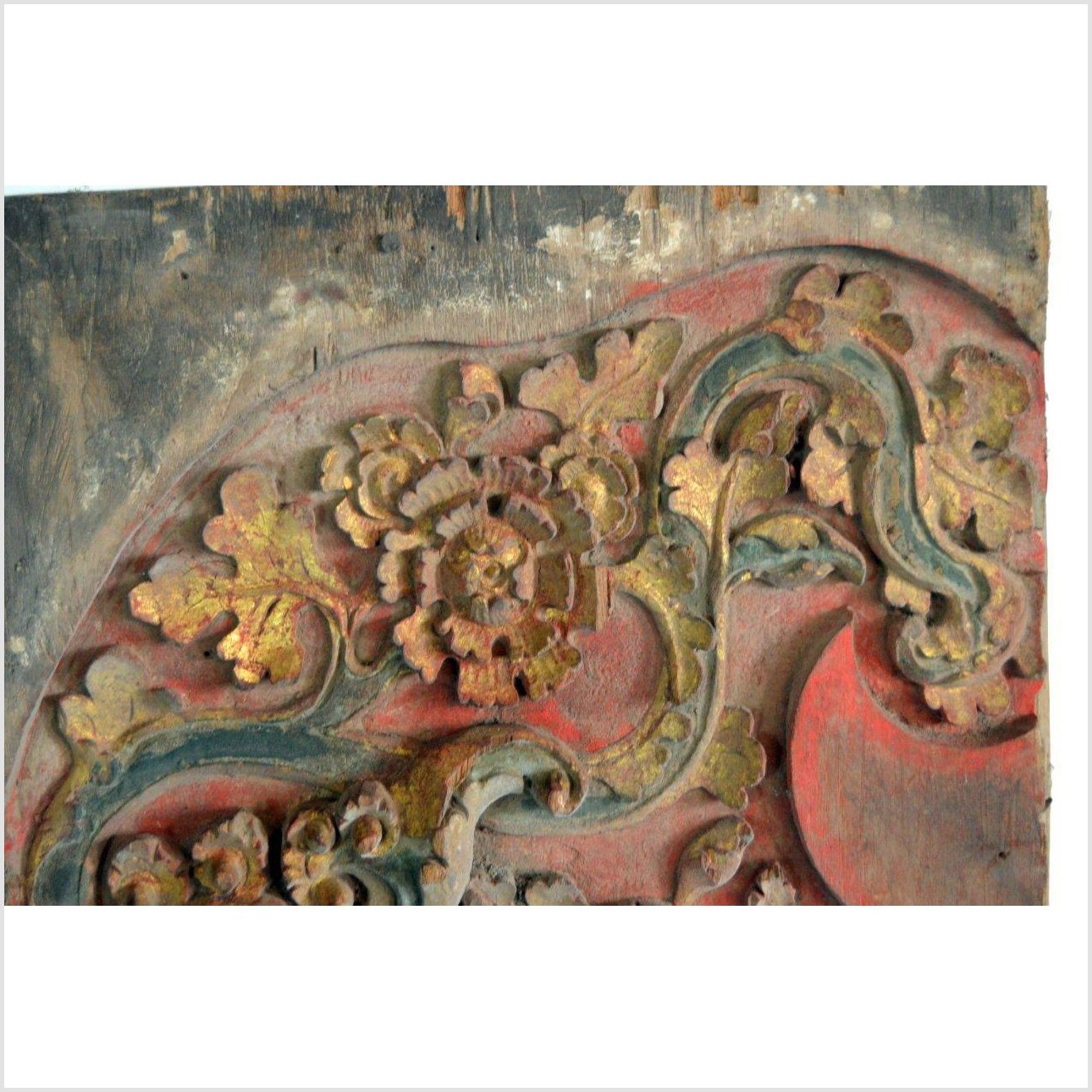 Antique Hand-Carved Wall Ornament-2. Asian & Chinese Furniture, Art, Antiques, Vintage Home Décor for sale at FEA Home