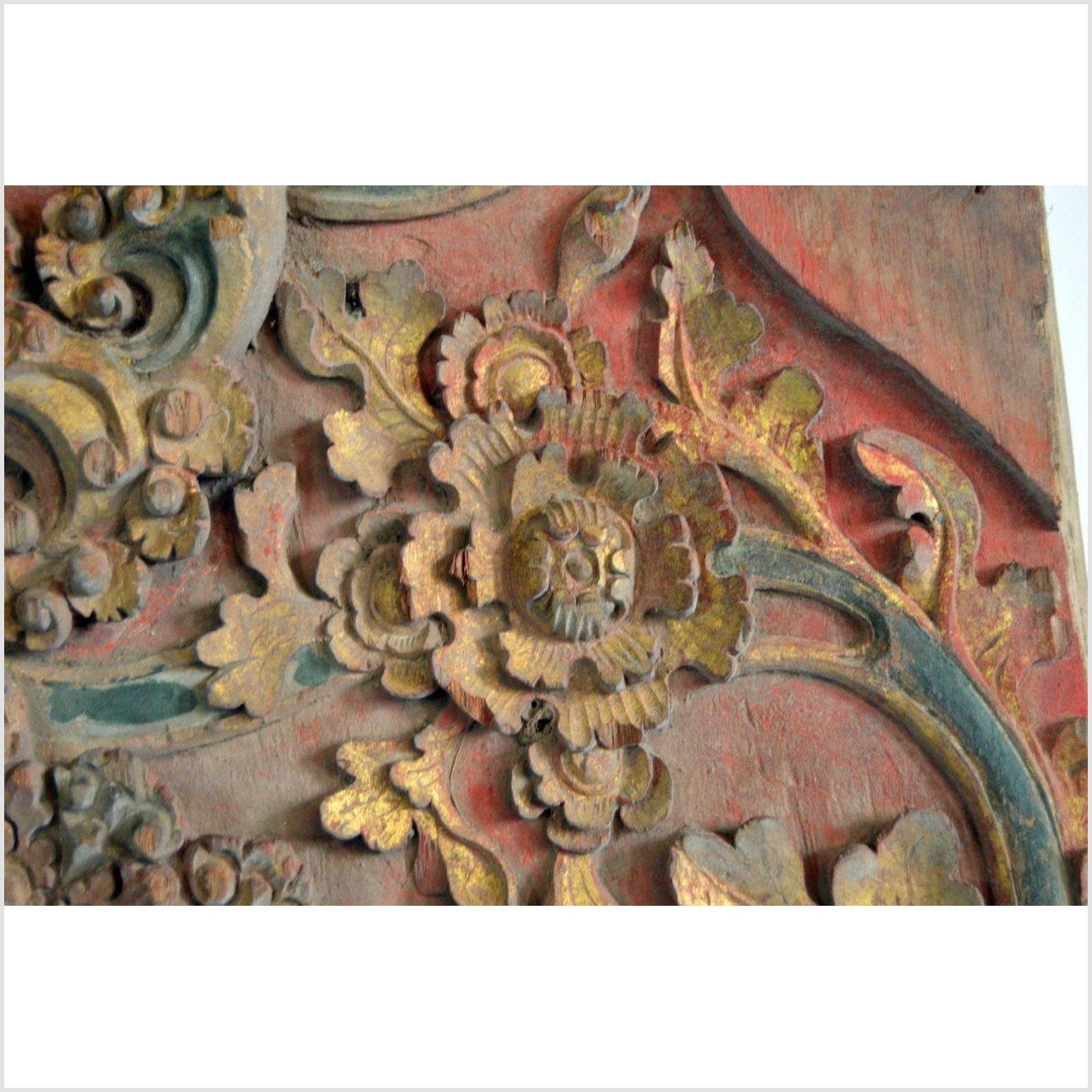 Antique Hand-Carved Wall Ornament-5. Asian &amp; Chinese Furniture, Art, Antiques, Vintage Home Décor for sale at FEA Home