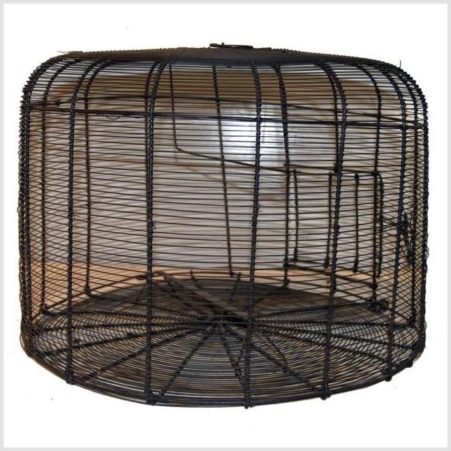 Antique Hand Made Indian Bird's Cage 