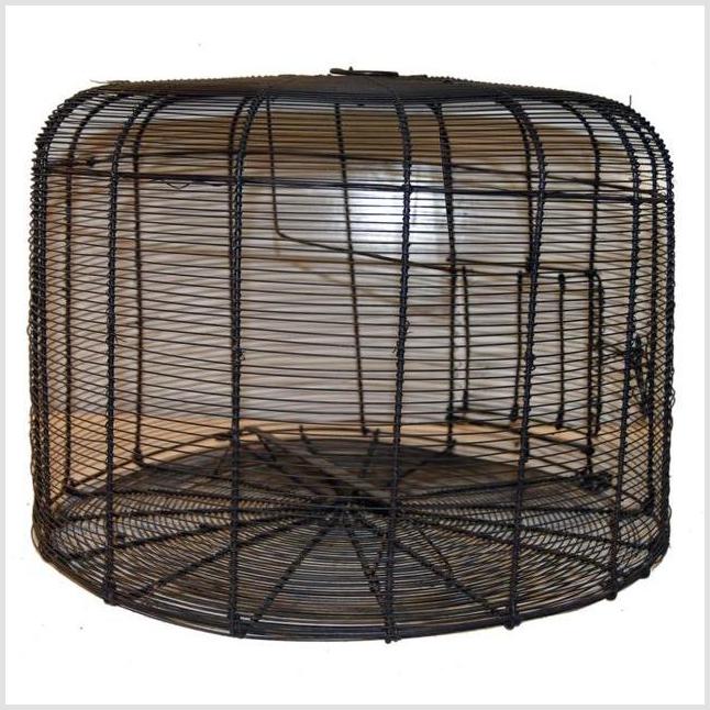 Antique Hand Made Indian Bird's Cage-2. Asian & Chinese Furniture, Art, Antiques, Vintage Home Décor for sale at FEA Home