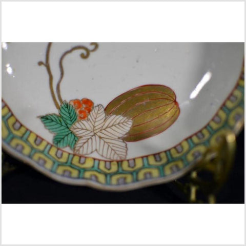 Antique Hand Painted Asian Bowl-YN4627 / 1-2. Asian & Chinese Furniture, Art, Antiques, Vintage Home Décor for sale at FEA Home