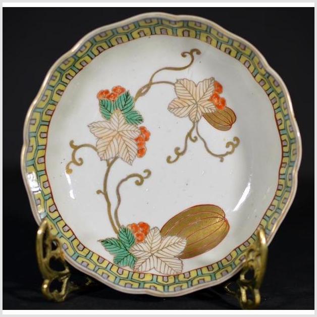 Antique Hand Painted Asian Bowl-1. Asian & Chinese Furniture, Art, Antiques, Vintage Home Décor for sale at FEA Home