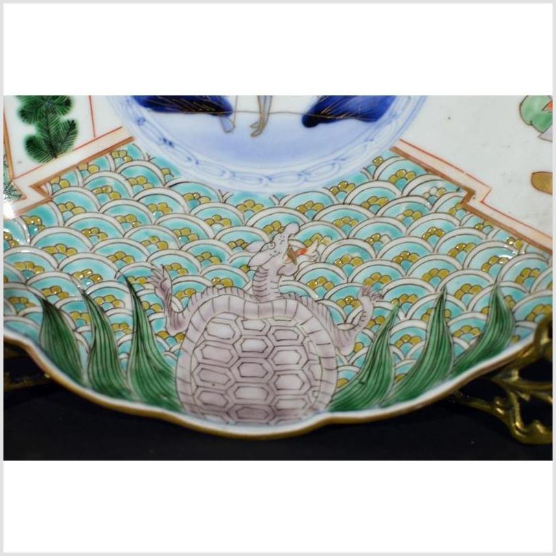 Antique Hand Painted Asian Plate-2. Asian & Chinese Furniture, Art, Antiques, Vintage Home Décor for sale at FEA Home
