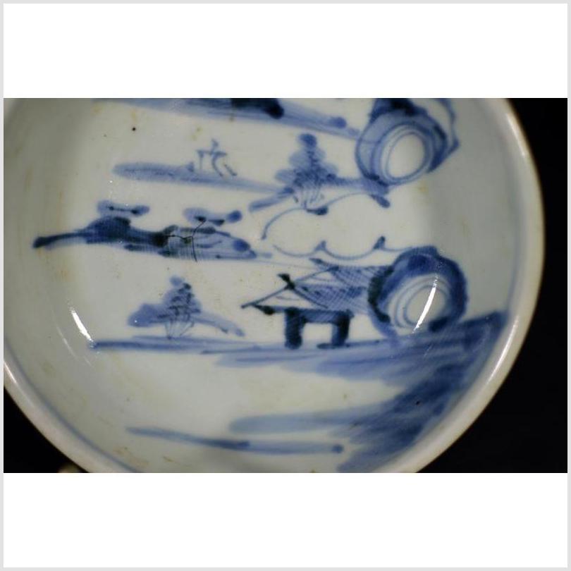 Antique Hand Painted Asian Porcelain Bowl-3. Asian &amp; Chinese Furniture, Art, Antiques, Vintage Home Décor for sale at FEA Home