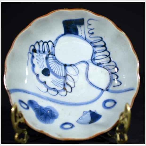 Antique Hand Painted Asian Porcelain Bowl-1. Asian & Chinese Furniture, Art, Antiques, Vintage Home Décor for sale at FEA Home