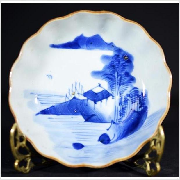Antique Hand Painted Asian Porcelain Bowl-1. Asian & Chinese Furniture, Art, Antiques, Vintage Home Décor for sale at FEA Home