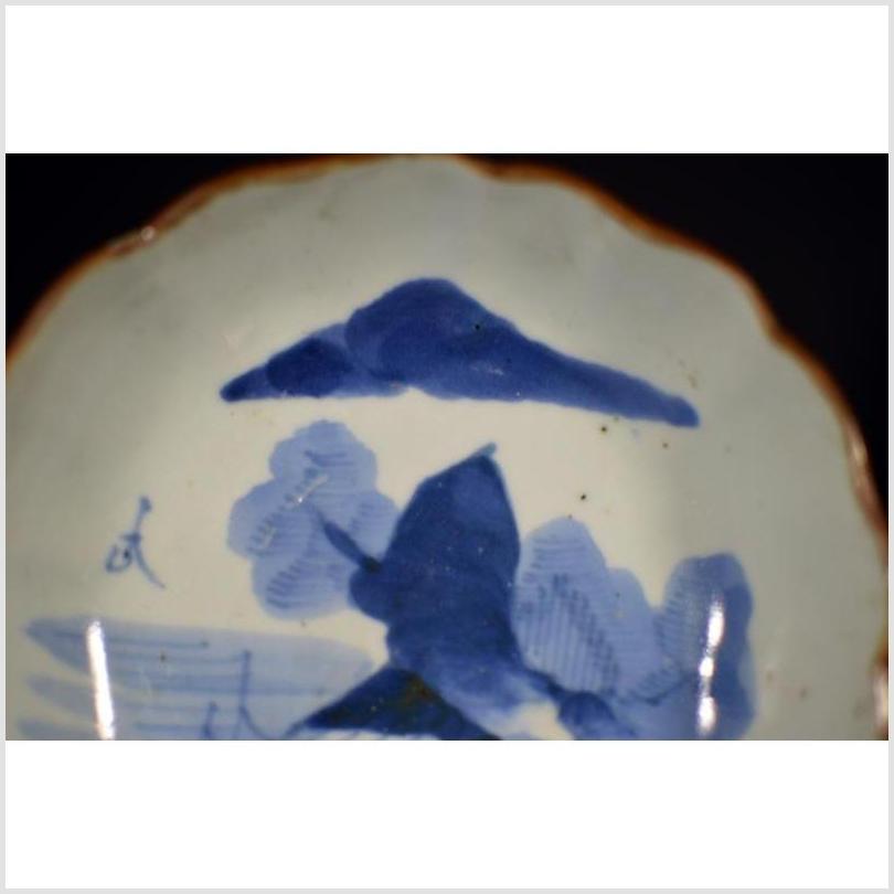 Antique Hand Painted Asian Porcelain Bowl