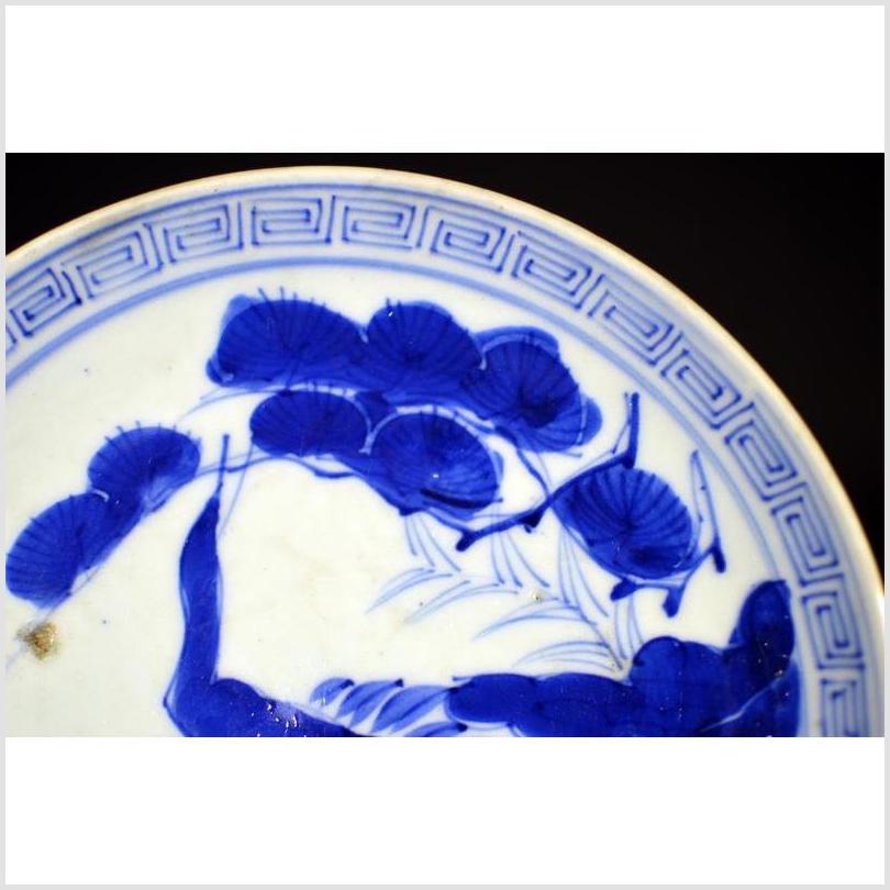 Antique Hand Painted Asian Porcelain Plate-3. Asian &amp; Chinese Furniture, Art, Antiques, Vintage Home Décor for sale at FEA Home