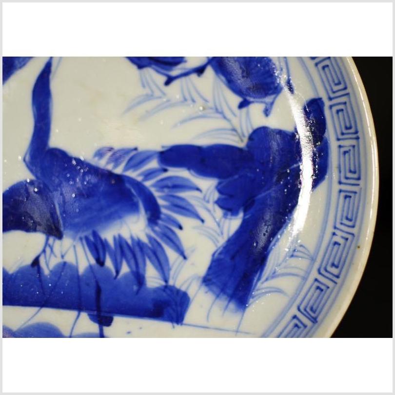 Antique Hand Painted Asian Porcelain Plate-4. Asian &amp; Chinese Furniture, Art, Antiques, Vintage Home Décor for sale at FEA Home
