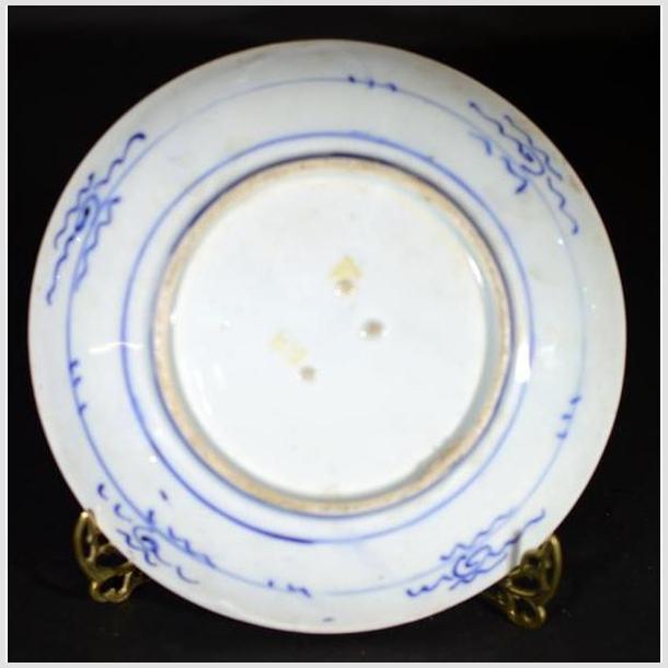 Antique Hand Painted Asian Porcelain Plate-5. Asian &amp; Chinese Furniture, Art, Antiques, Vintage Home Décor for sale at FEA Home